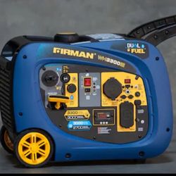 Firman WH3300iE Dual Fuel Inverter Generator. LOW HOURS USED.