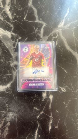 2023-2024 Topps Chrome UEFA Hakon Haraldsson Wonderkids Auto /125