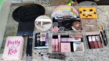 High-End Makeup Bundle – Too Faced, Fenty, Rare Beauty, Kylie, BECCA, ColourPop + More