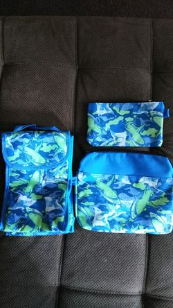 Lunch,tablet,and pencil bag