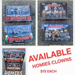 DGA COLLECTIBLES HOMIES CLOWNS FIGURES 