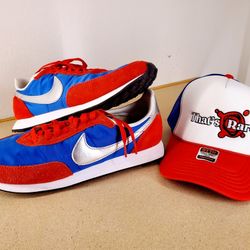 Nike Size 11 Sneakers w A Matching Cap