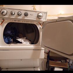 Whirlpool Stackable Electric Washer and Dryer  $275