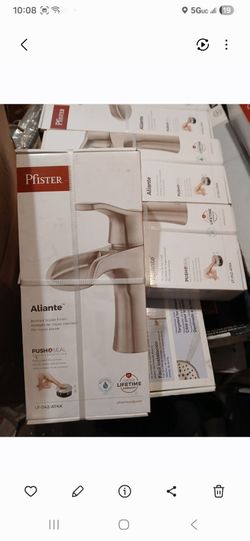 PFISTER, Brush Nickel, Bathroom faucet