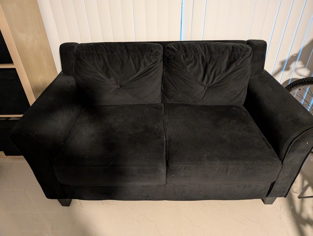 Black Loveseat