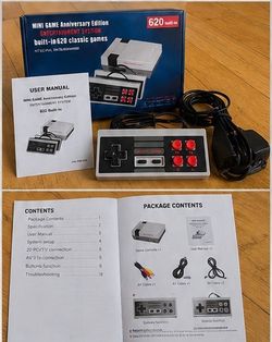 New in box Mini Game Anniversary Edition 620 Built-In Games Console