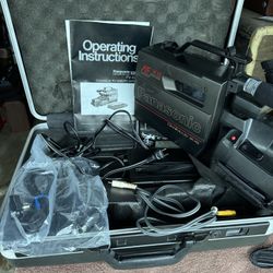 Working - VHS Camcorder - With Accessories And Case