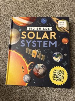 BIG BUILDS: “Solar System “ Children’s Book + Model, NEW