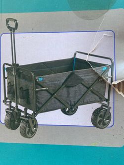 Folding wagon for beach or events