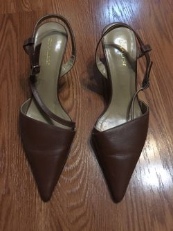 Leather heels size 6.5