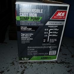 NEW! SUMP PUMP