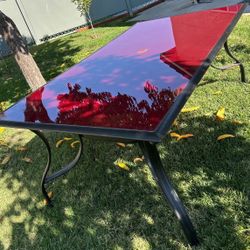 Outdoor Glass Table