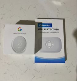 Google Nest Thermostat + Wall Plate – Open Box, Never Installed – $90 OBO