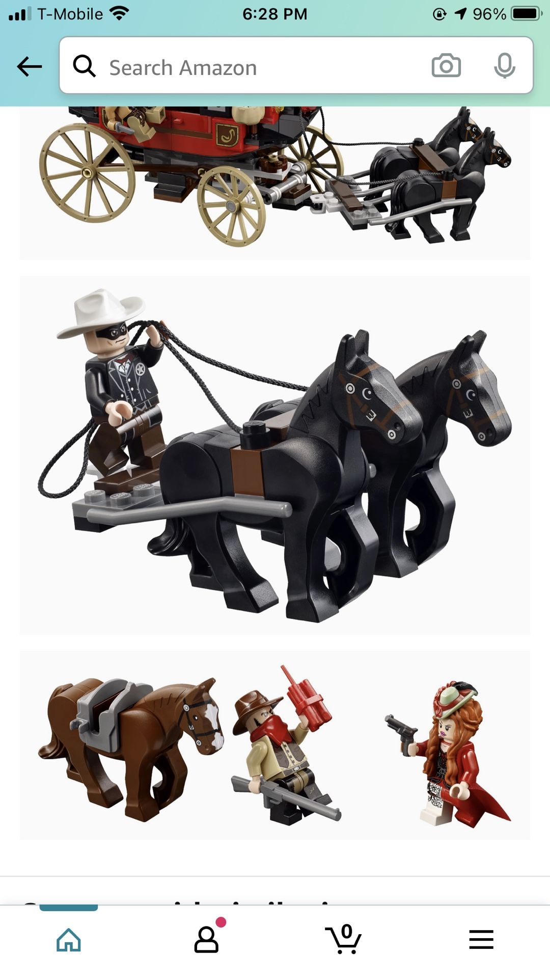 LEGO (79108) The Lone Ranger Stagecoach Escape