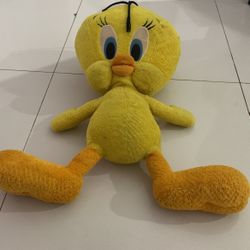 Warner Bros Large Stuffed Tweety Bird Plush