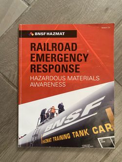 BNSF Hazmat Railroad Emergency Response book