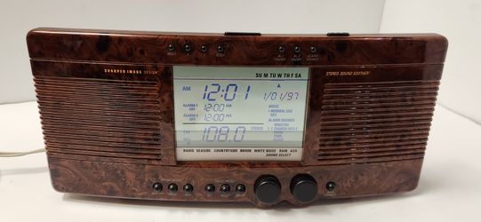 Sharper image Design SL-435 Big Screen Radio/Clock