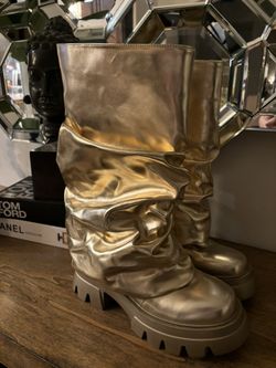 Gold Boots 7
