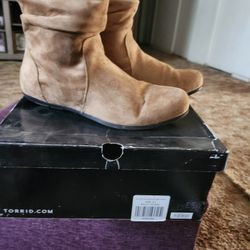 Torrid Tan Ankle Boots