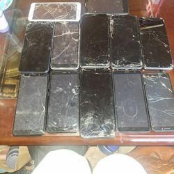 Broken Phone Lot Untested For Parts 