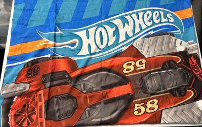 Hot Wheels Pillow Case