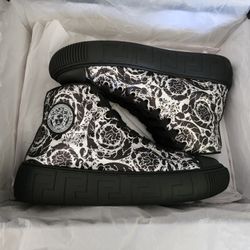 Versace Hills Greca High-top Sneakers Size 41 EU