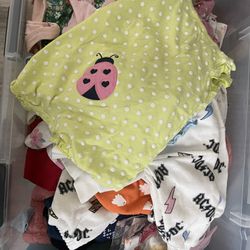 Tub Full Of Baby Girl Clothes 9-12 Months