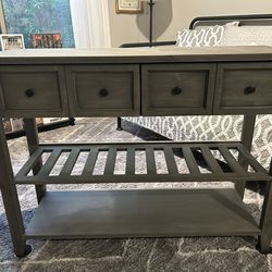 Wayfair Gray 2 drawer console table