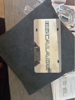 Cadillac Escalade front license plate