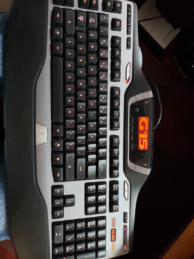 Logitech G15 gaming keyboard, wired