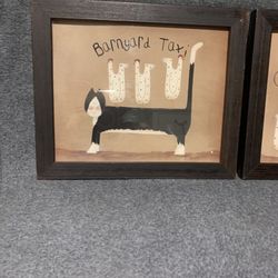 Farmhouse Cat Art     (Schertz)