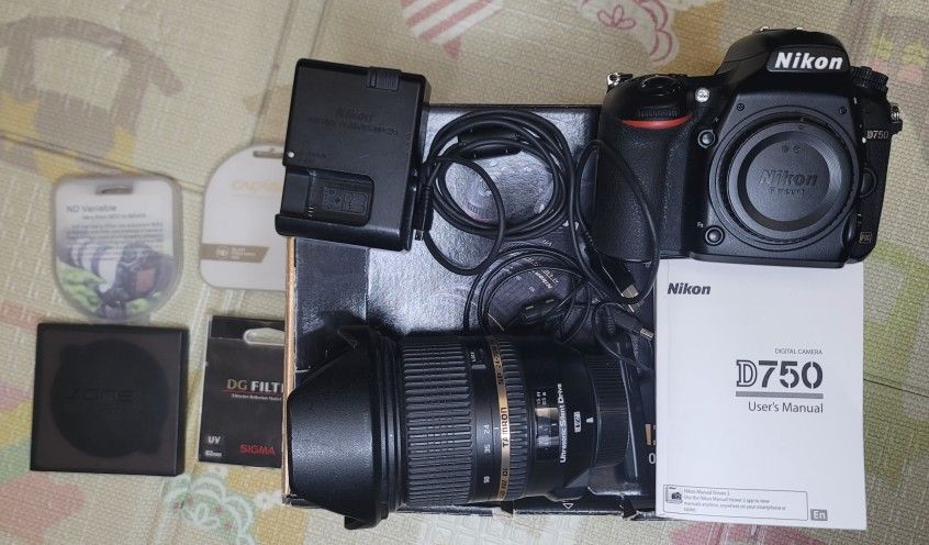 Nikon D750 with Tamron 24-70mm F2.8 Di VC USD