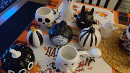Halloween Decor Black and White Collection