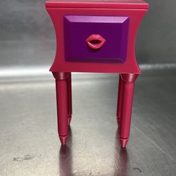 Barbie Loves Paul Frank Julius Bedroom Play Set Nightstand - VGUC