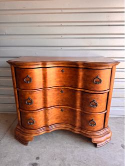 Birch Bombe Chest Dresser