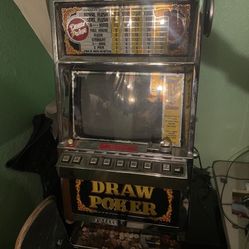 Vintage Draw Poker Video Poker Machine