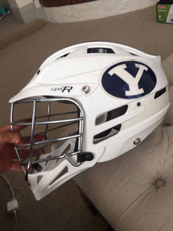 Cascade CPX-R BYU lacrosse helmet