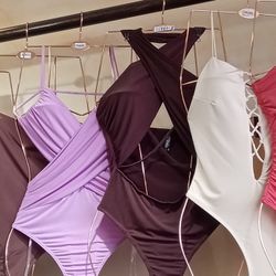 Lilac Purple Bodysuit 