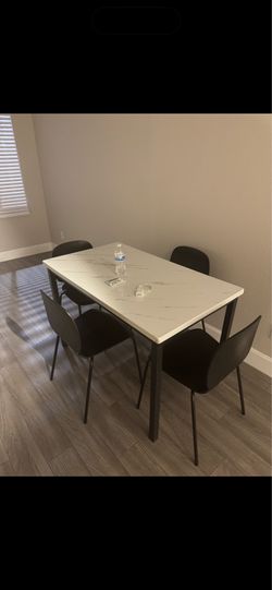 Table and chairs