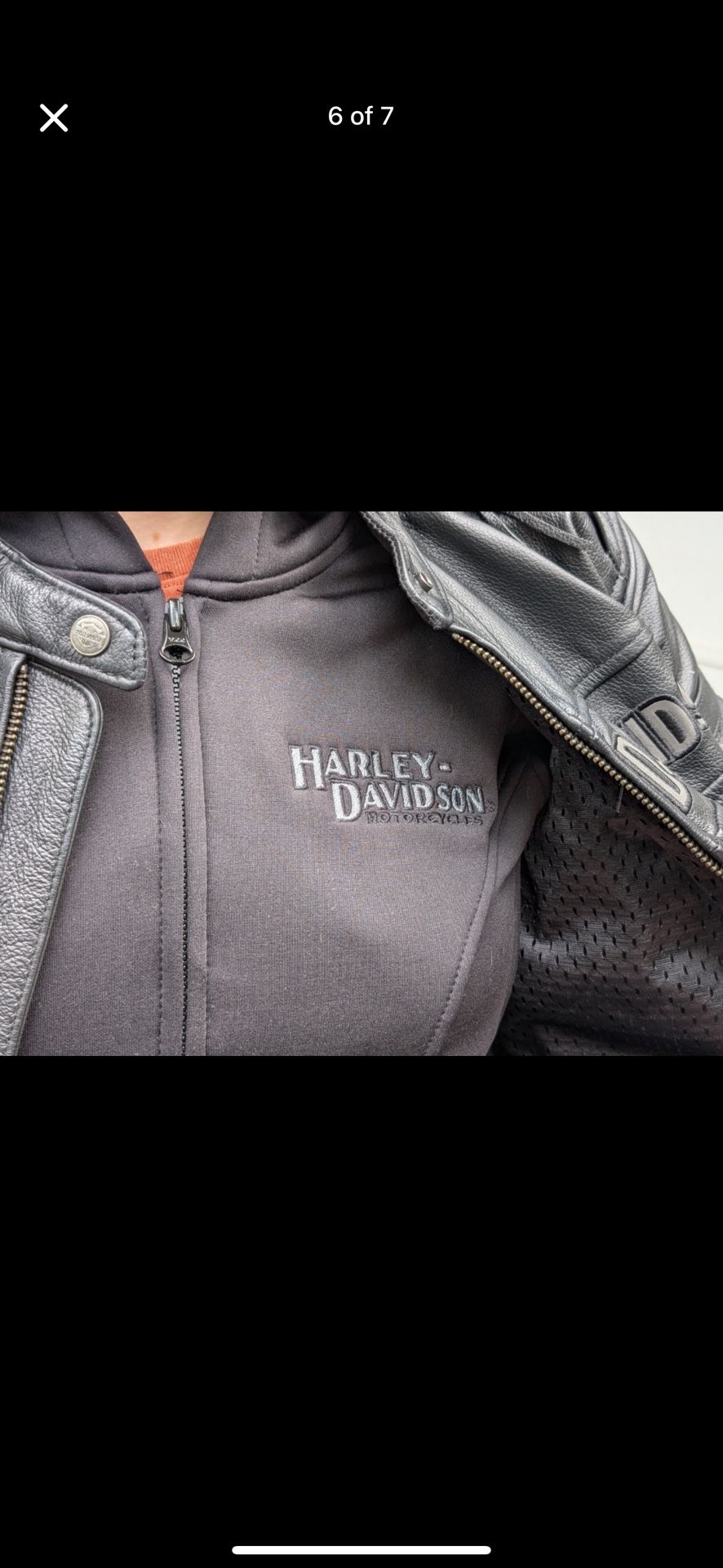 Woman’s Leather Harley Davidson