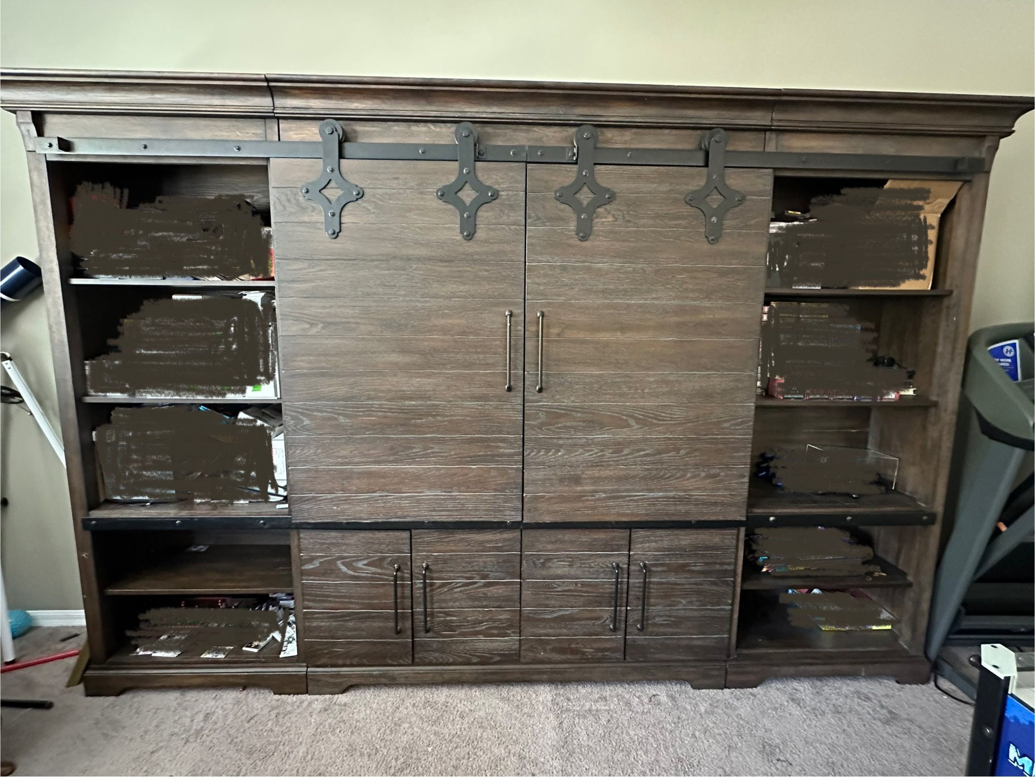 Barn Door Entertainment Center