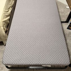Milliard Deluxe Diplomat Folding Bed with Mattress for Adults, Twin Size, Portable Foldable Bed with