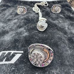 Set Sombrero Volteao Plata