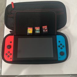 Nintendo Switch In Great Condition With Bundle