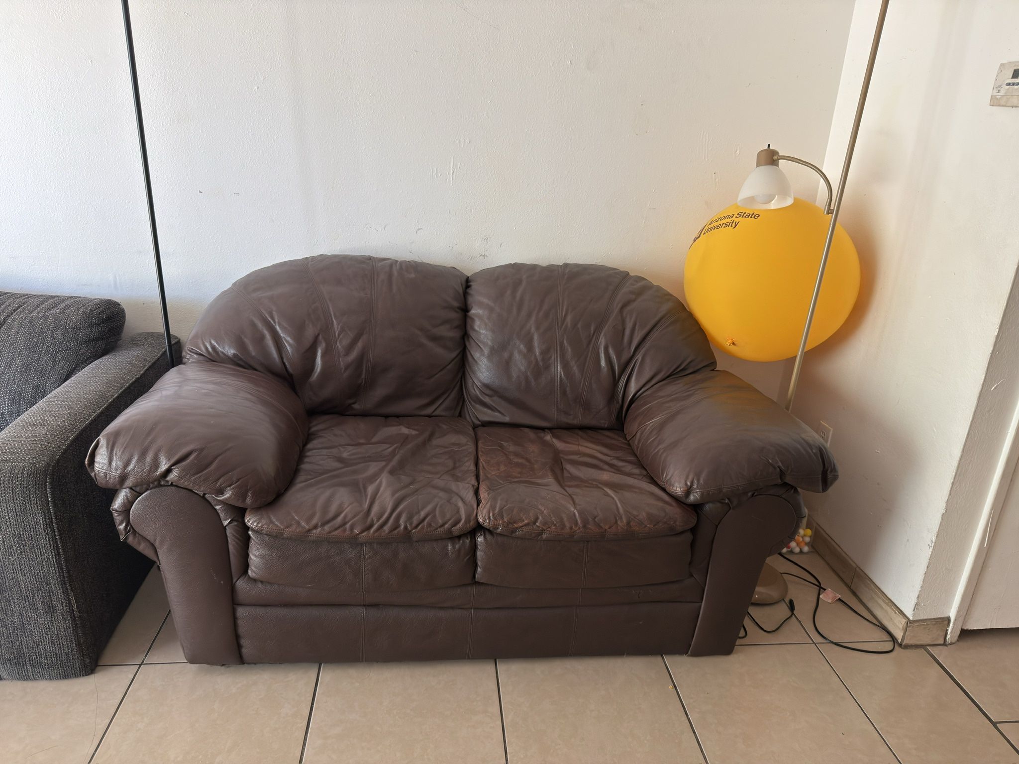 Leather Sofa for Sale – $40 Need It Gone Asap