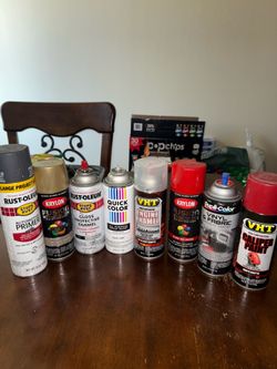 Spray paint cans