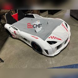 Race Car Design Twin Size Bed Frame // Mattress Sold Separately 