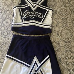 Cheerleader Uniform Navy /White 