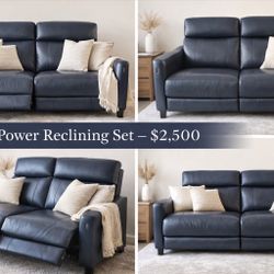 Luxury Power Recliner Couch and Loveseat ALL OFFERS