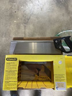 Stanley Miter Box and Saw